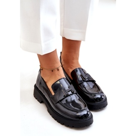 Mocassini in Vernice da Donna Vinceza 62187 Nero 6