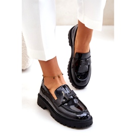 Mocassini in Vernice da Donna Vinceza 62187 Nero 3
