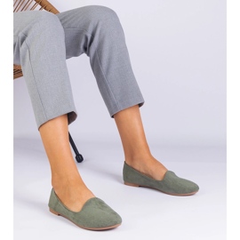 Green Classic Ballerinas di Ekozamsz verde 1