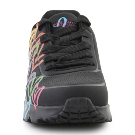 Skechers Schechers Uno Lte Scarpe - Spenling the Love 314064l -bkmt cuori colorati nero 2