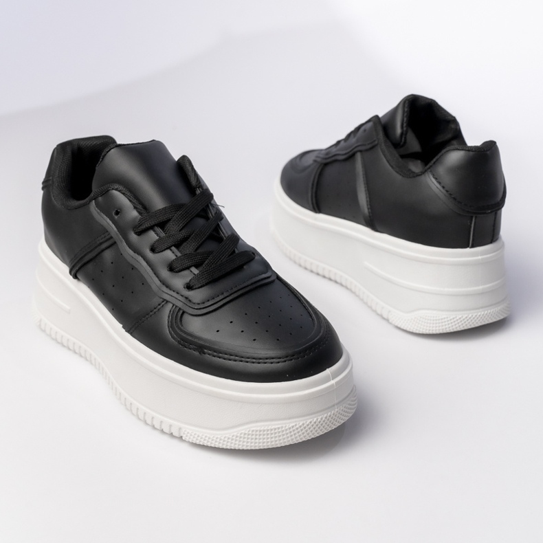 Sneaker sportive nere femminili nero 1