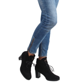 Stivali stringati 55-518 neri nero 2