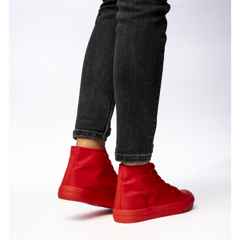 Sneaker da donne rosse classiche rosso 1