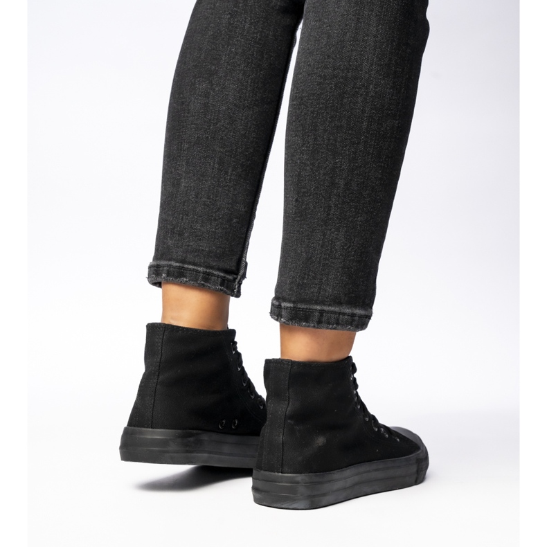 Sneaker da donne nere classiche nero 2