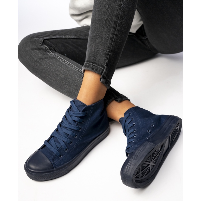 Sneaker da donna blu navy classica 2