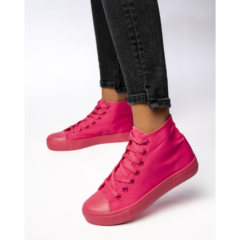 Sneaker da donne rosa classiche 2