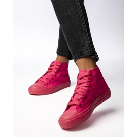 Sneaker da donne rosa classiche 1