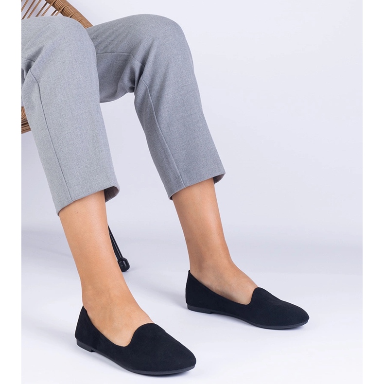 BLACK Classic Ballerinas di Ekozamsz nero 1