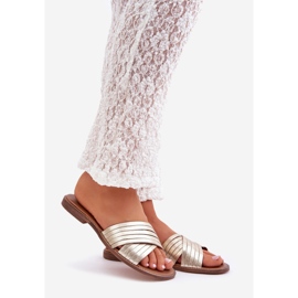 Lewski Shoes Cuoio lewski scarpe da donna 3682 pln d'oro 1