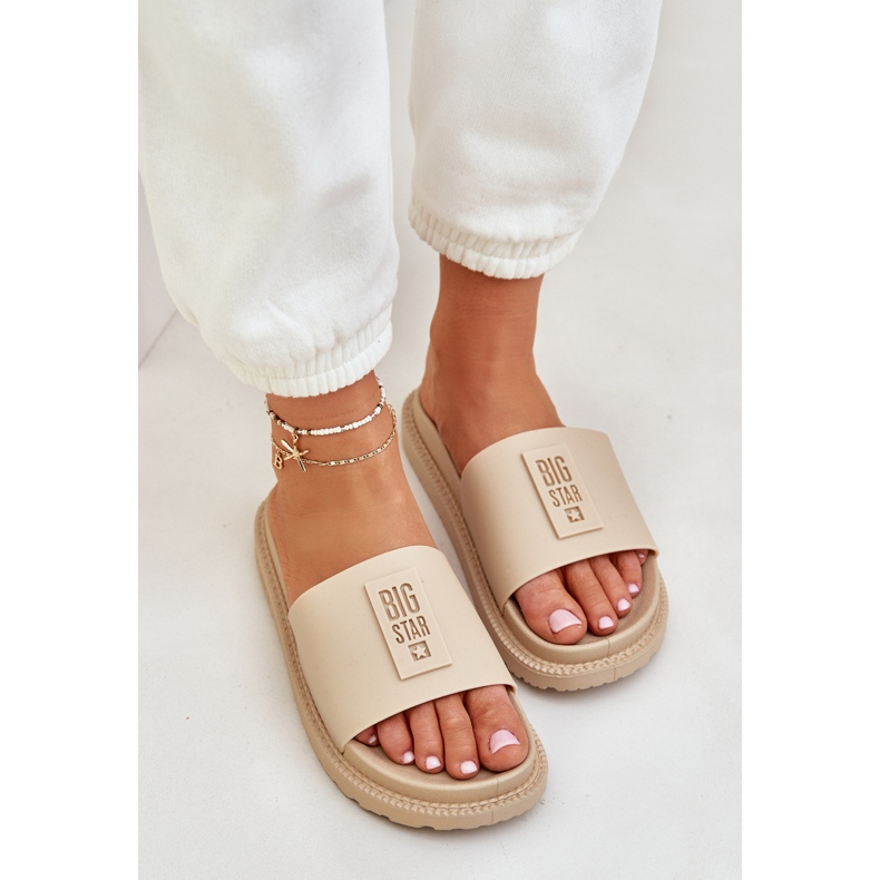 Slifori da donna Big Star LL274A210 beige 2