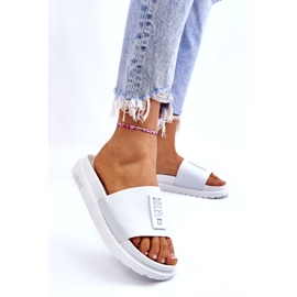 Pantofole da donna Big Star LL274428 Bianche bianca 1