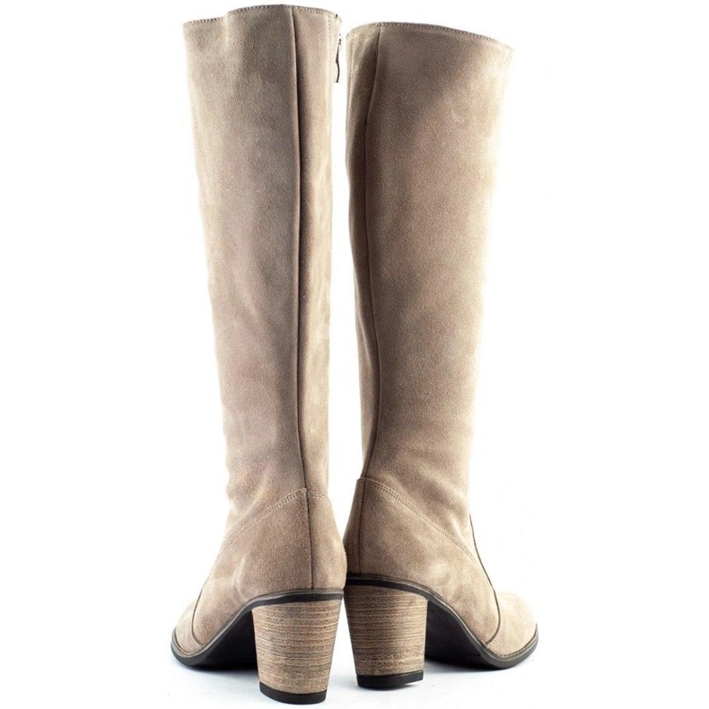 Olivier Stivali caldi da donna su un post beige 4