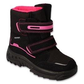 Scarpe da trekking Befado con membrana 615Y003, nere e rosa nero 1