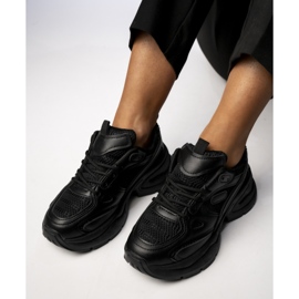 Sneaker sportive nere femminili nero 1