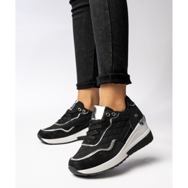 Sneaker femminili Veltara Black nero 2