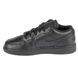 Air Jordan 1 Low GS 553560-093 Scarpe nere nero 1