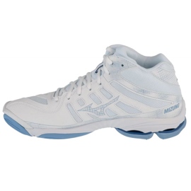 Tensione dell'onda Mizuno 2 Mid V1GA246511 Scarpe bianche bianca 1
