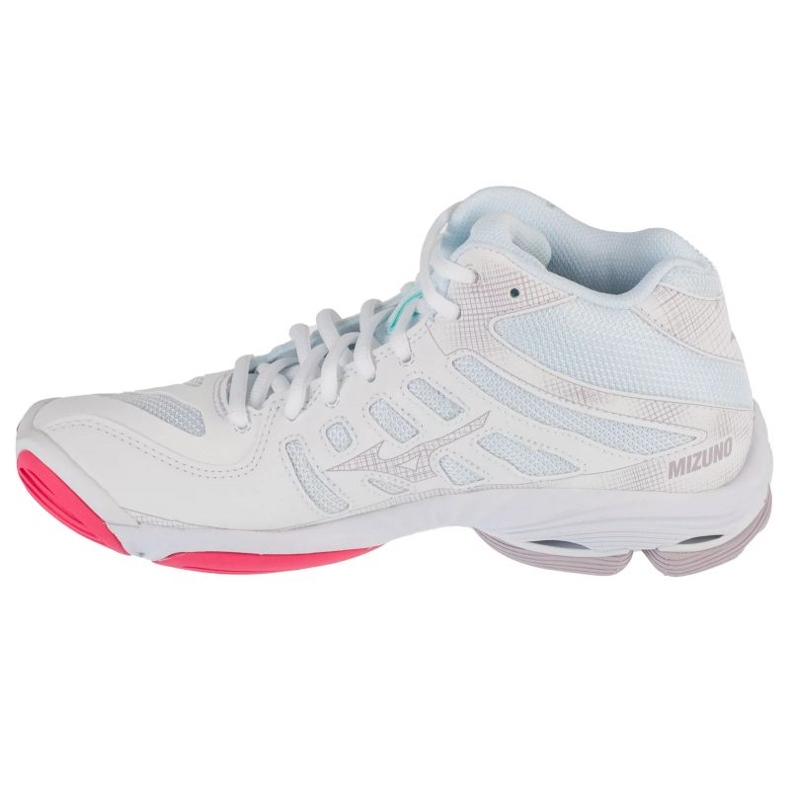 Tensione dell'onda Mizuno 2 Mid V1GC246520 Scarpe bianche bianco 1