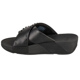 Fitflop Lulu Rubber-Stud-Stud GB2-001 Scarpe nere nero 1