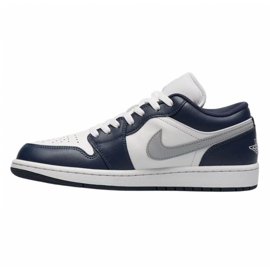Nike Air Jordan 1 Basso 553558-141 Scarpe blu navy 1