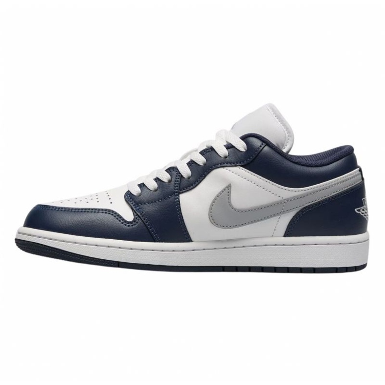 Nike Air Jordan 1 Basso 553558-141 Scarpe blu navy 1