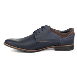 Scarpe Olivier 263GT, pelle formale blu scuro 1