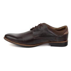 Scarpe marrone olivier 263gt in pelle 1