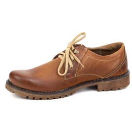 Scarpe da uomo in pelle Olivier 312GT marrone 1
