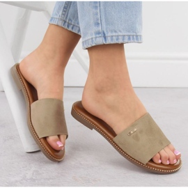 Slifori da donna Big Star RR274619 beige 2