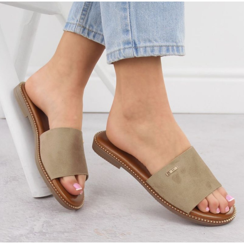 Slifori da donna Big Star RR274619 beige 2