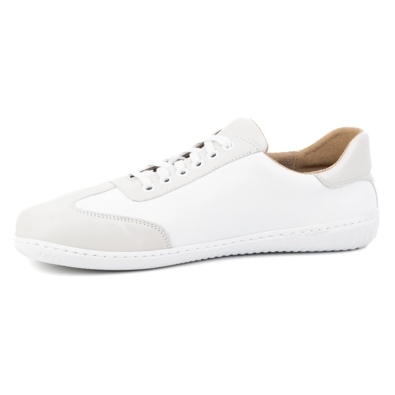 WASAK Scarpe in pelle minimalista maschile a piedi nudi 0742W BIANCO 2