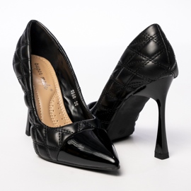 Pompe nere Veronique da donna nero 2