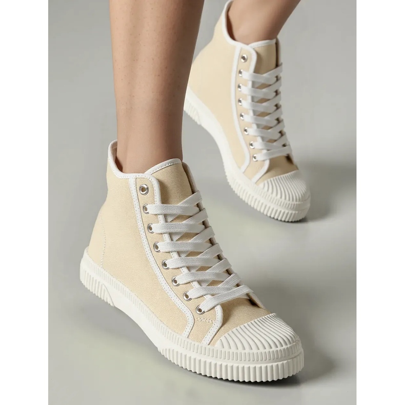 Sneaker da donna nolvia beige 1
