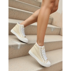 Sneaker da donna nolvia beige 2