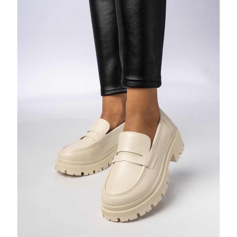 Mocassine femminili - cremoso milano beige 1