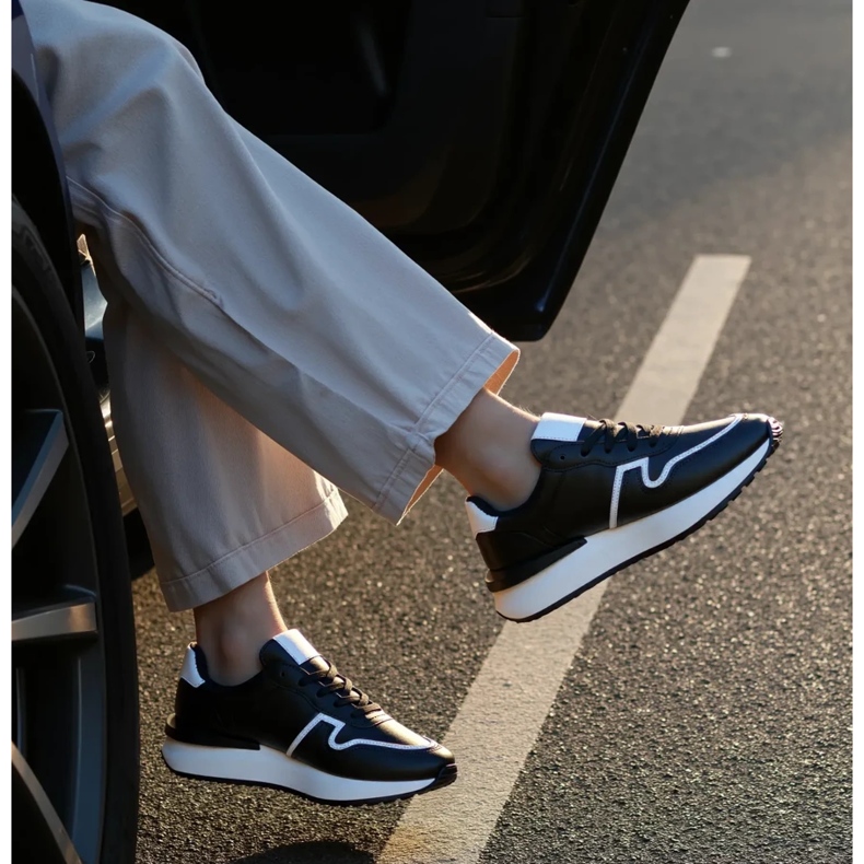 Sneaker da donna Velox Black nero 2