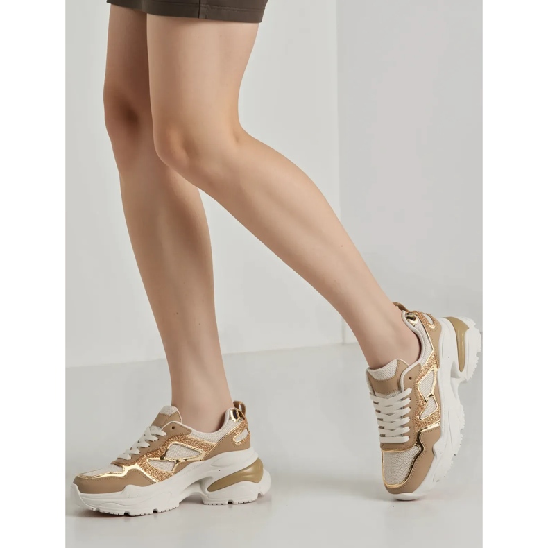 Sneaker Glam Khaki verde 1