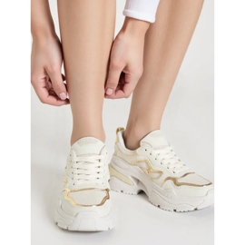 Sneaker glam beige 1