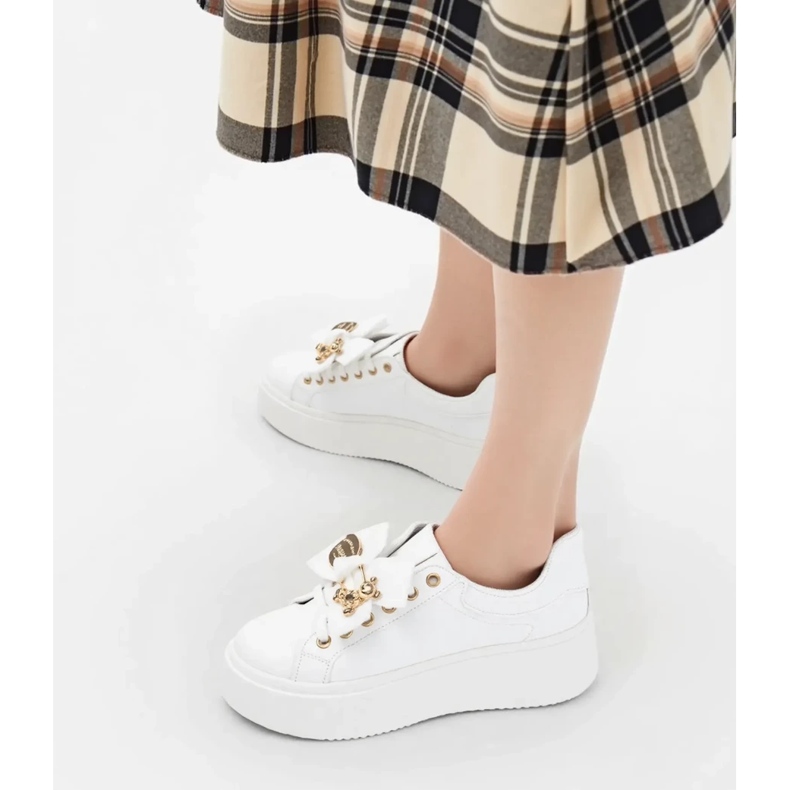 Sneaker femminile fascino bianco bianca 1