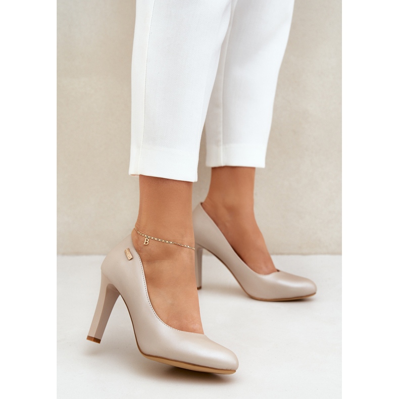 Pompe da donna sul Post di Sergio Leone Nude Pearl Campbell beige 2