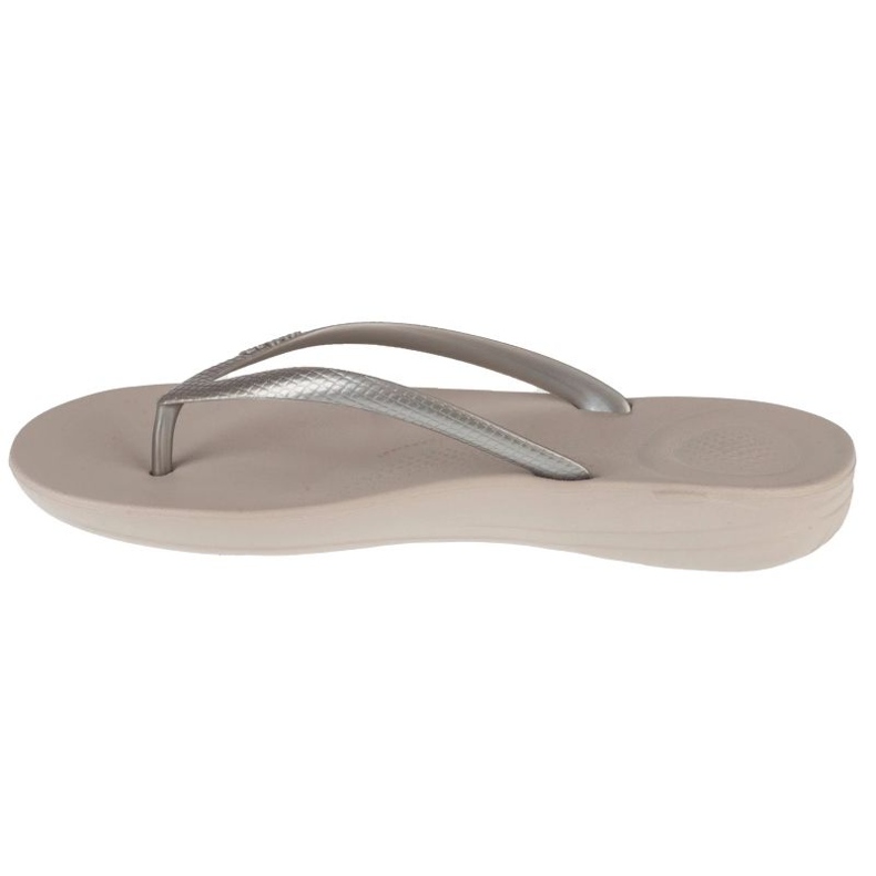 Flip-flops fitflop iqushion ergonomico e54-011 argento d'argento 1