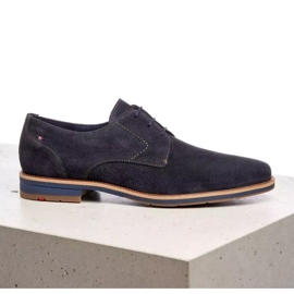 Scarpe da uomo Lloyd Langston 12-019-29 blu navy 1