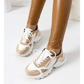 D/GMR Sneaker rosa con un accento metallico Gordani beige 2