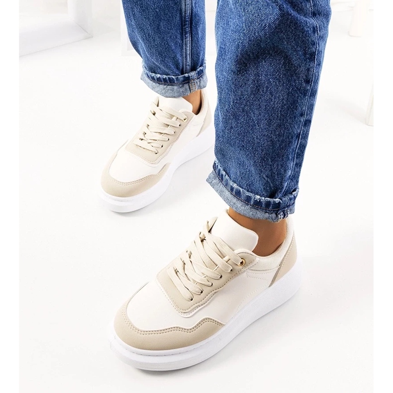 D/GMR Sneakers da donna Selma beige 1