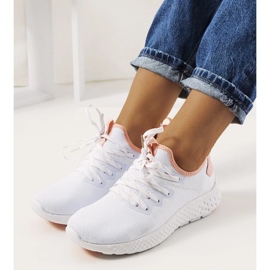 D/GMR Scarpe sportive Lenna bianche e rosa bianca 1