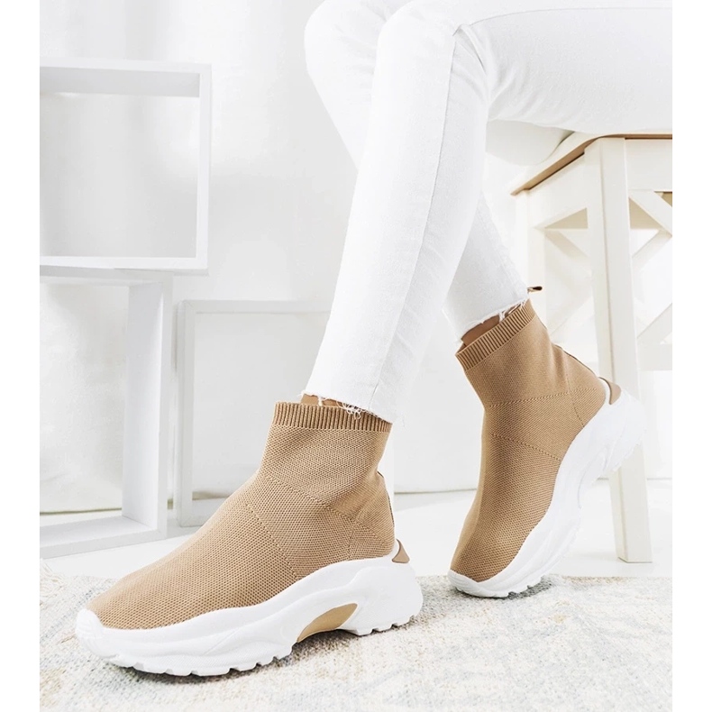 D/GMR Sneaker alta Melissa marrone 2