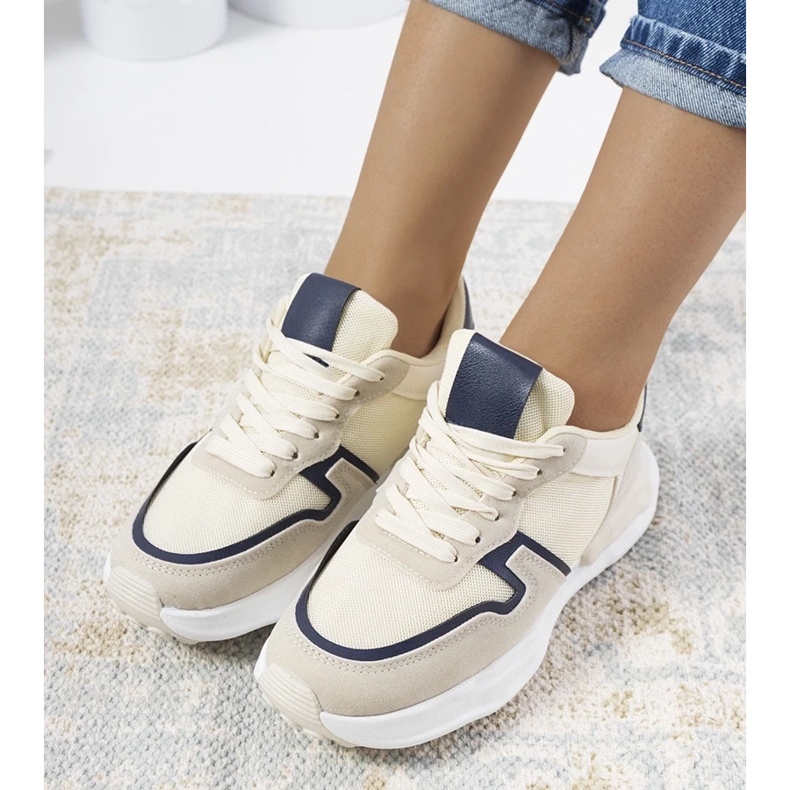 D/GMR Sneakers Misano da donna beige 2