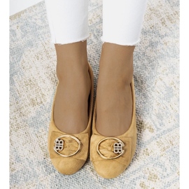 D/GMR Ballerine beige con fibbia Ribero 1
