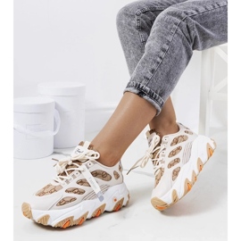 D/GMR Sneakers beige da donna di Melsen 1