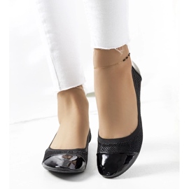 D/GMR Ballerine nere da donna Harila nero 1